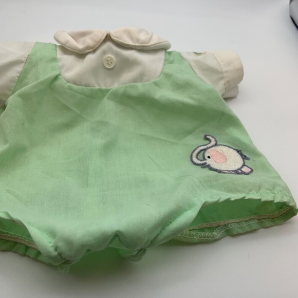Vintage Cabbage Patch Kids Original Elephant Embroidered Collared Outfit - Picture 9 of 16